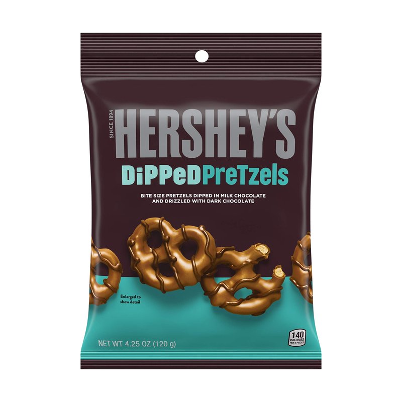 Hershey's Dipped Milk Chocolate 12 Count wholesale candy/snack retail distribution