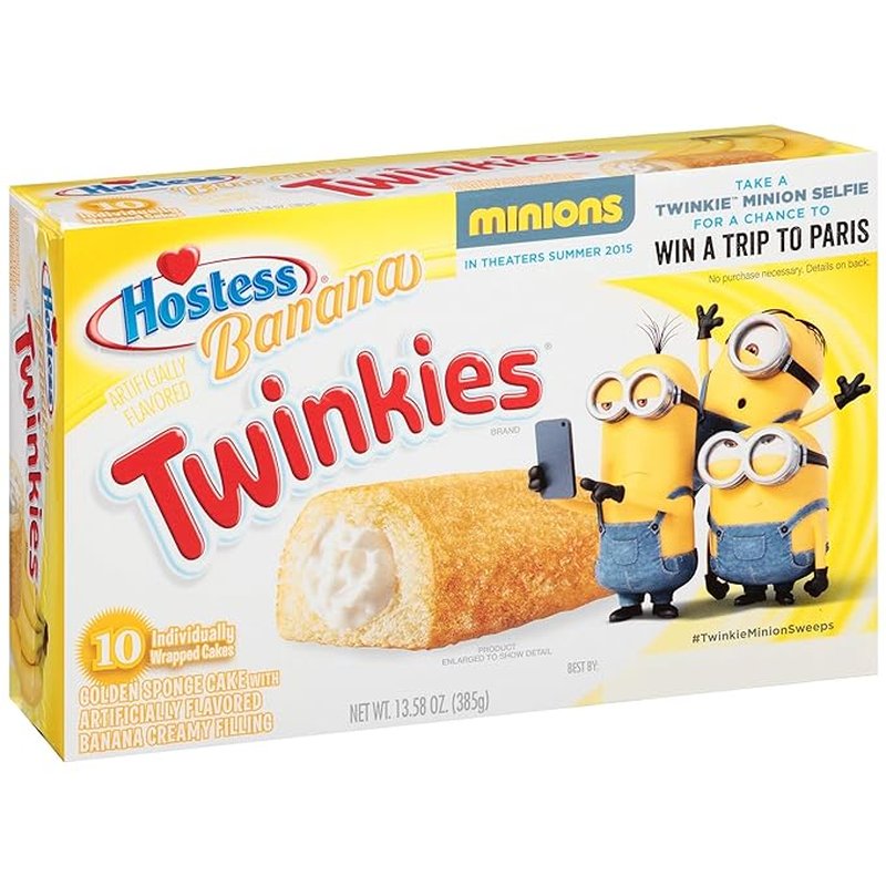 Hostess Banana Twinkies 10 Count wholesale candy/snack retail distribution
