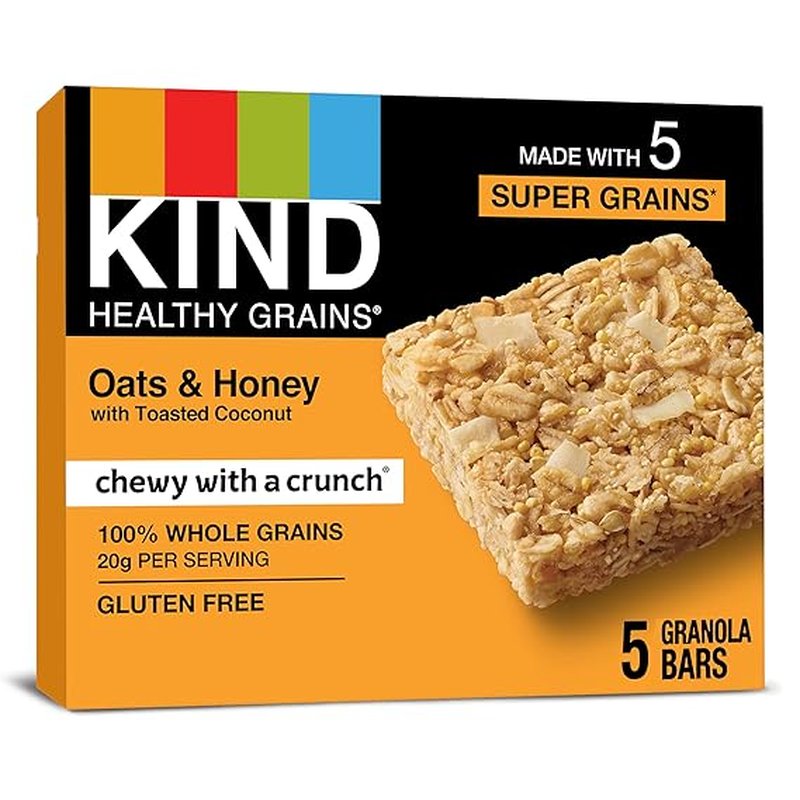 Kind Oats & Honey bars 1.2 Oz / 12 Ct wholesale candy/snack retail distribution