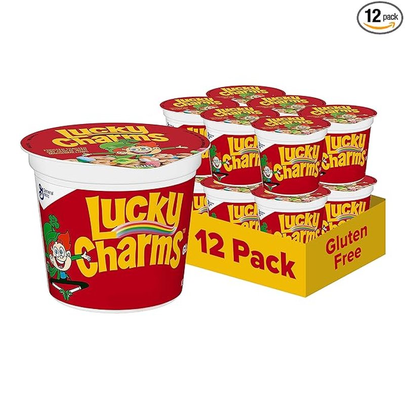 GM Lucky Charms Cereal Cup 2.1 Oz wholesale candy/snack retail distribution