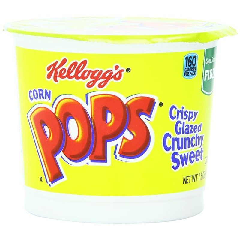 Kellogg's Corn Pops Cereal Cups 1.5 oz 6 count wholesale candy/snack retail distribution