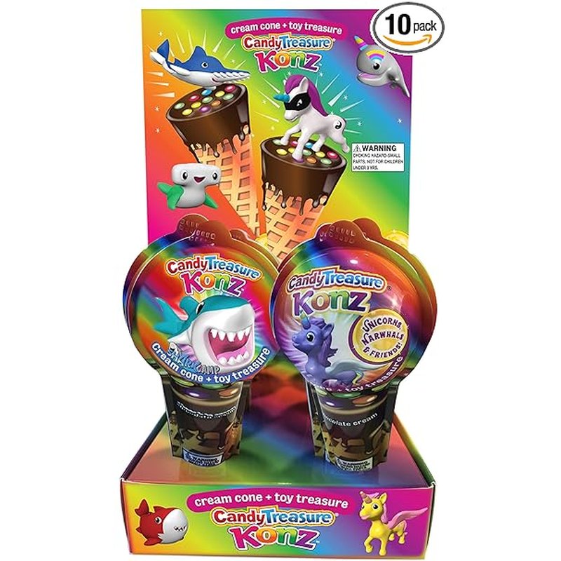 Candy Treasure Konz 10 Count wholesale candy/snack retail distribution