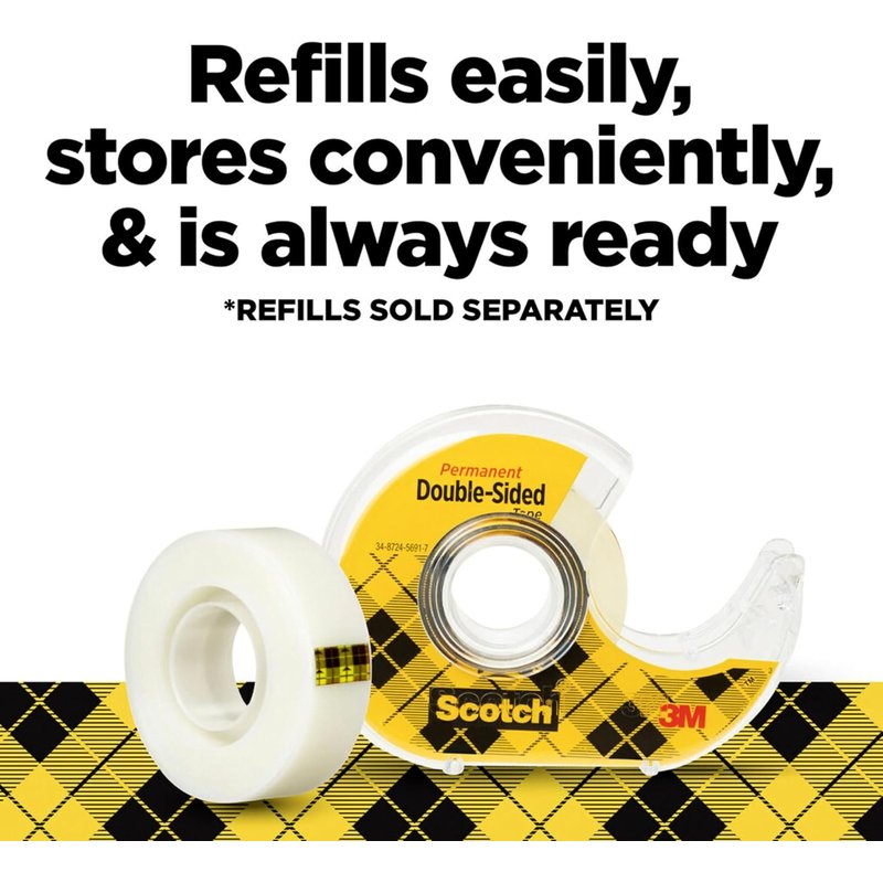 Scotch Double-Sided Tape strong adhesive wholesale tape retail distribution