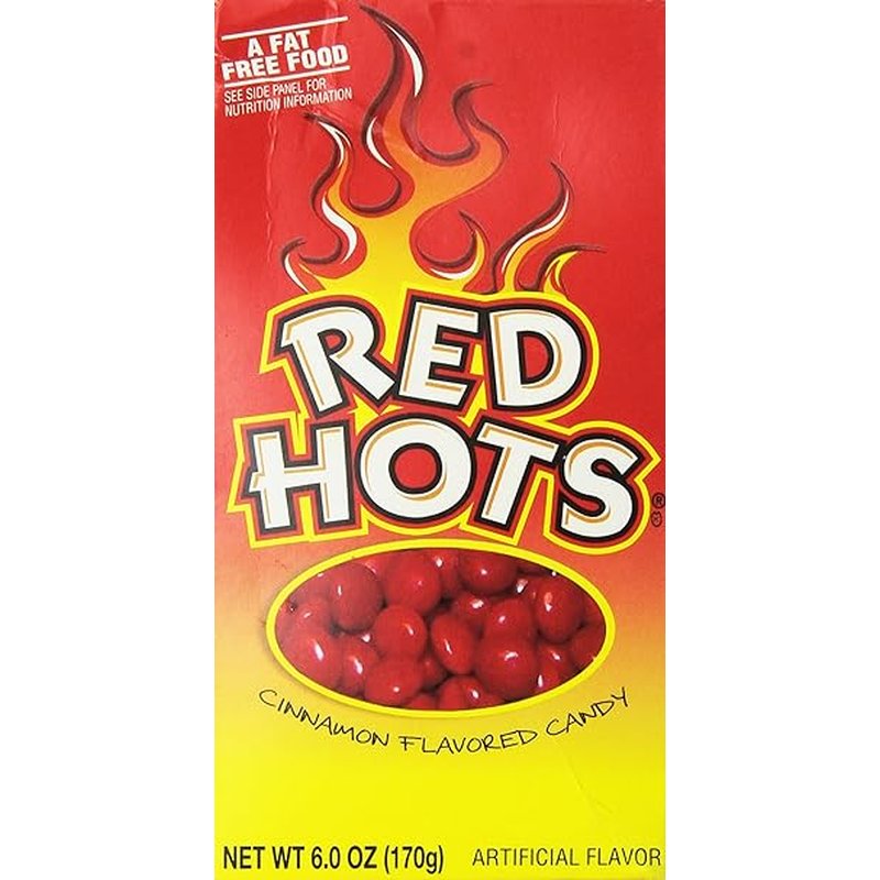 Ferrara Red Hots Candy 24 Count wholesale candy/snack retail distribution
