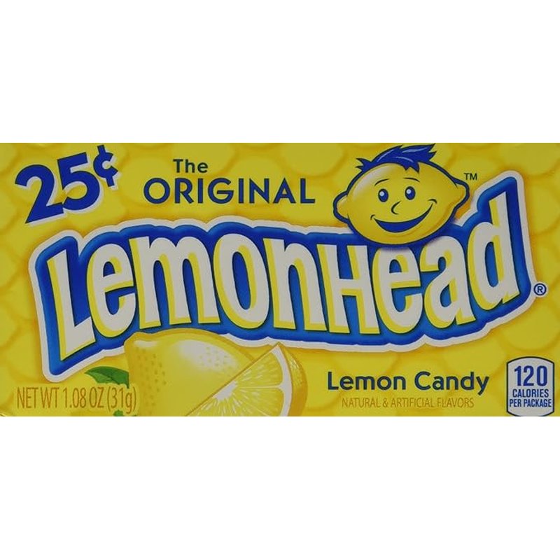 Ferrara Lemonhead Candy 24 Count wholesale candy/snack retail distribution