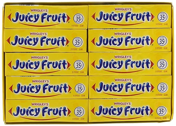 Wrigley $.50 40 Ct Juicy Fruit