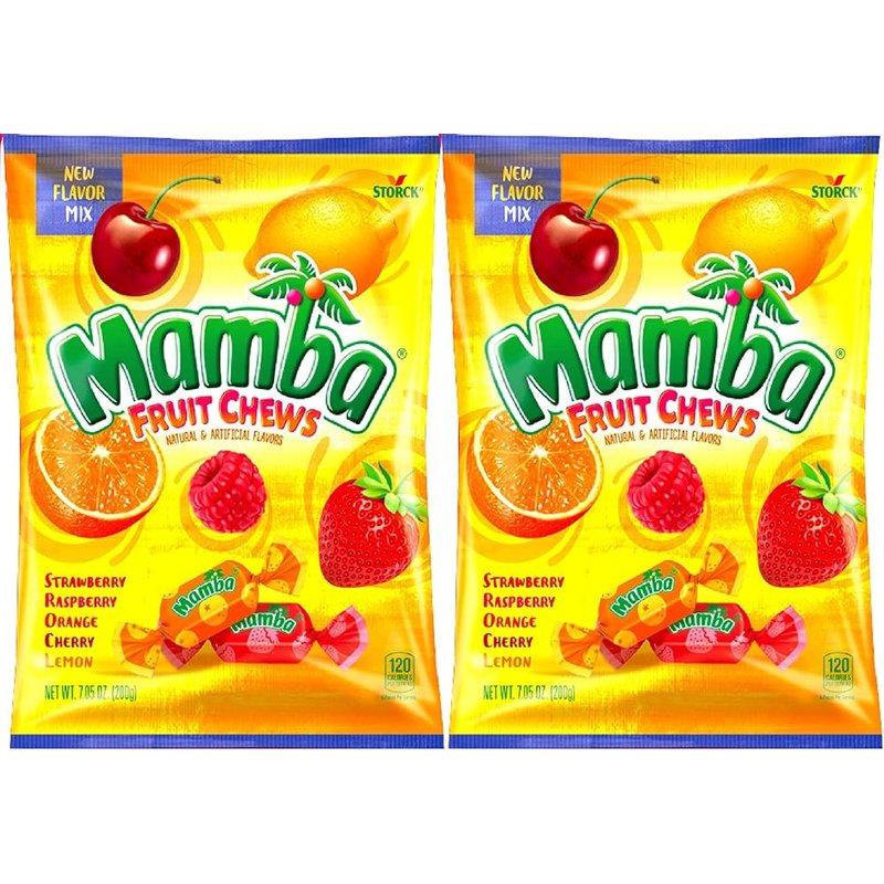 Mamba Fruit Chews 7.05 Oz Bag wholesale candy/snack retail distribution