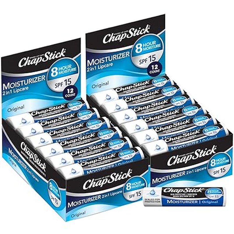 Chapstick Bulk SPF Lip Balm 24-Count 2-in-1 formula wholesale chapstick 24ct retail distribution