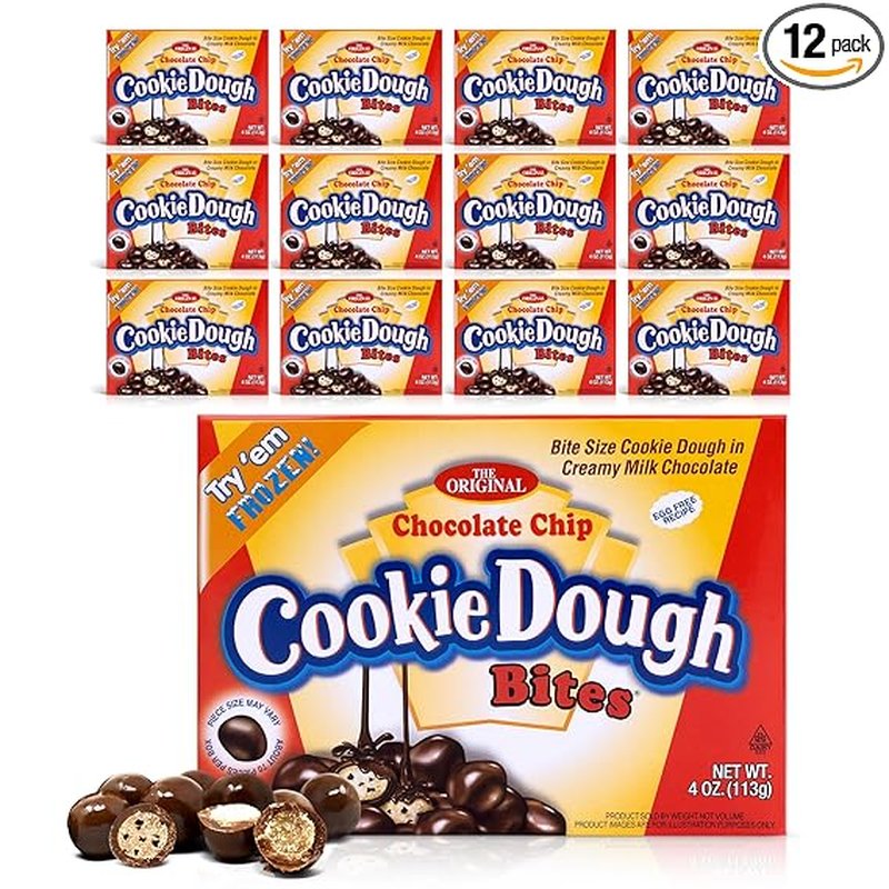 Cookie Dough Bites 3.1 oz box, 12 count wholesale candy/snack retail distribution
