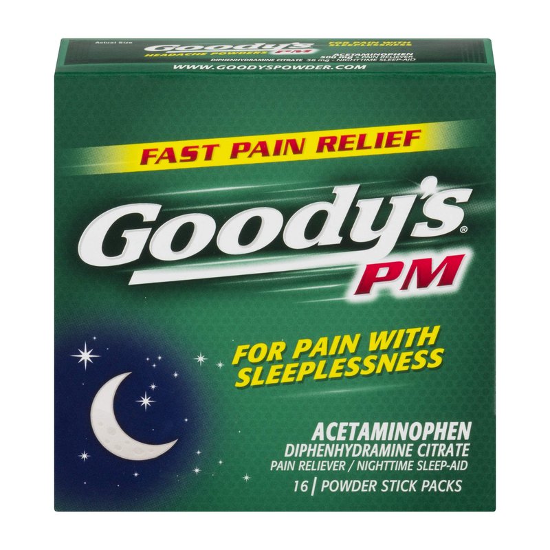 Goody's PM Pain Relief Powder 6 Packs of 12 Count wholesale health&beauty retail distribution