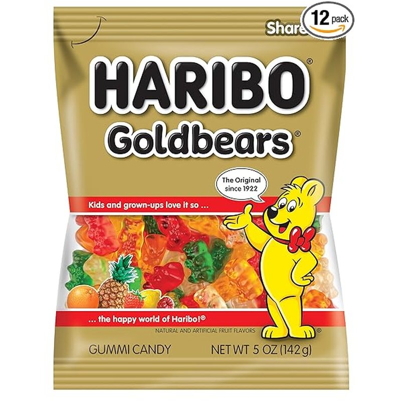 Haribo Gold Bears gummy candy 5 oz bag wholesale candy/snack retail distribution
