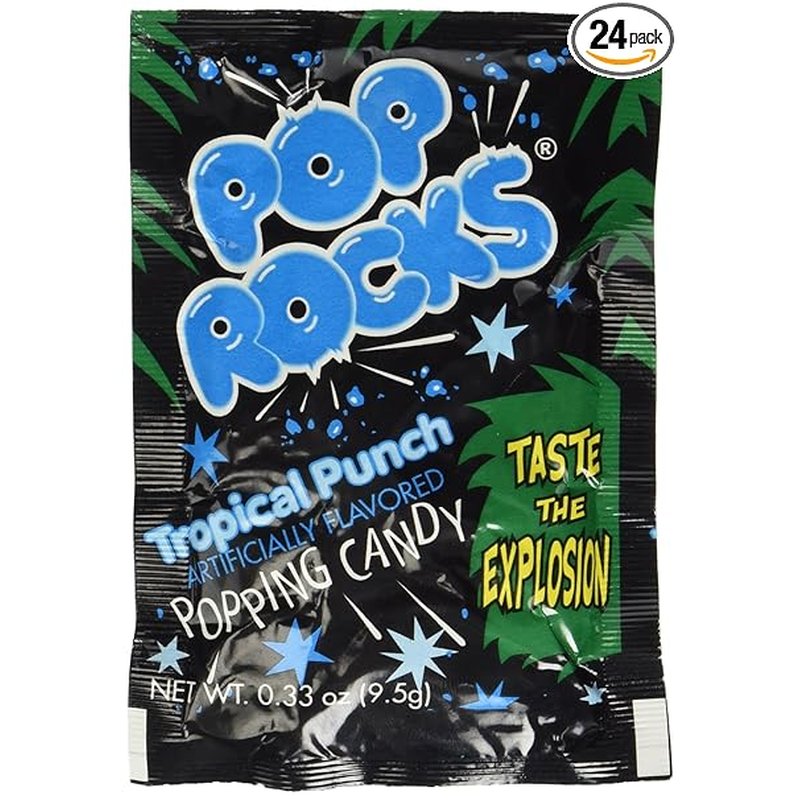 Pop Rocks Tropical Punch candy 24 ct wholesale candy/snack retail distribution