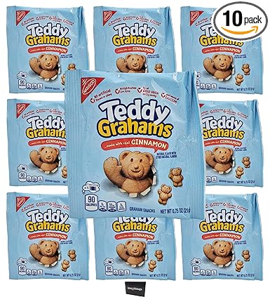 Teddy Grahams Cinnamon 3 Oz / 12 Ct