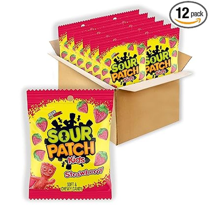 Sour Patch Kids Strawberry Candy 5 Oz Bag wholesale candy/snack retail distribution