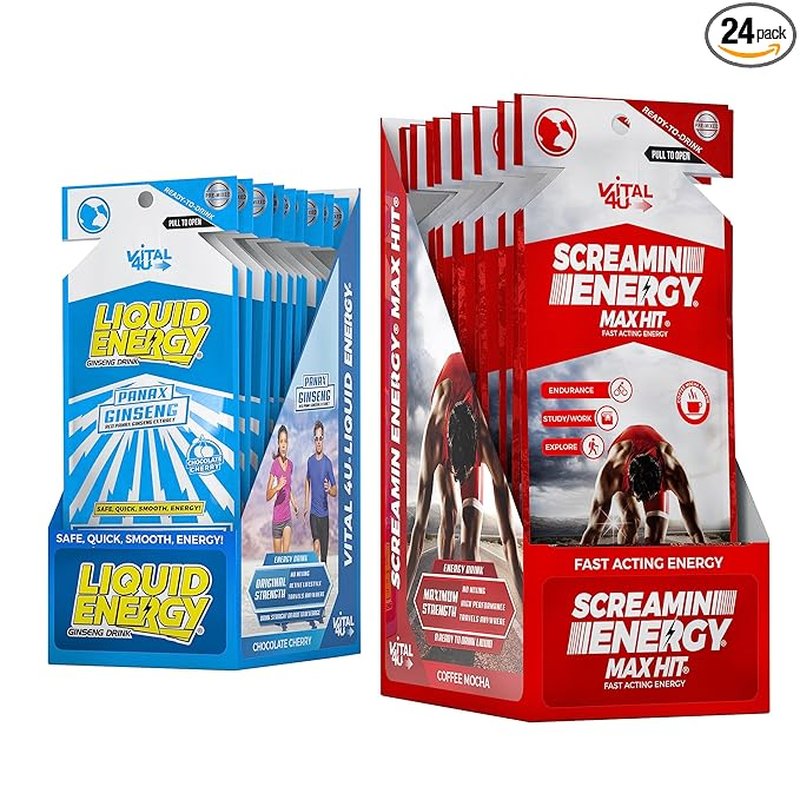 Screamin Energy Max Hit Energy Boost Capsules 12 Count Box wholesale energy boost capsules, retail distribution