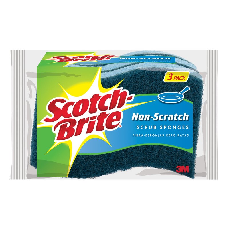 O-Cel-O Non-Scratch Sponges 3-Pack durable absorbent household cleaning supply wholesale household retail distribution