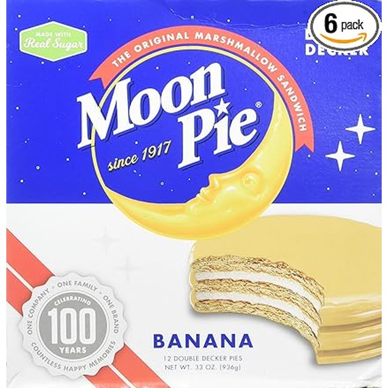 Moon Pie Double Decker Banana 2-Pack wholesale candy/snack retail distribution