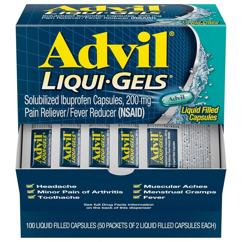 Advil Liqui-Gels 60 Count wholesale pain relief retail distribution