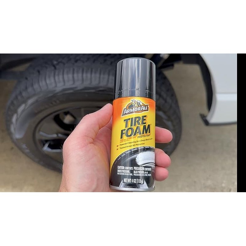 Blue Tire Foam 4 Oz wholesale automotive tire cleaner and shine for retail distribution