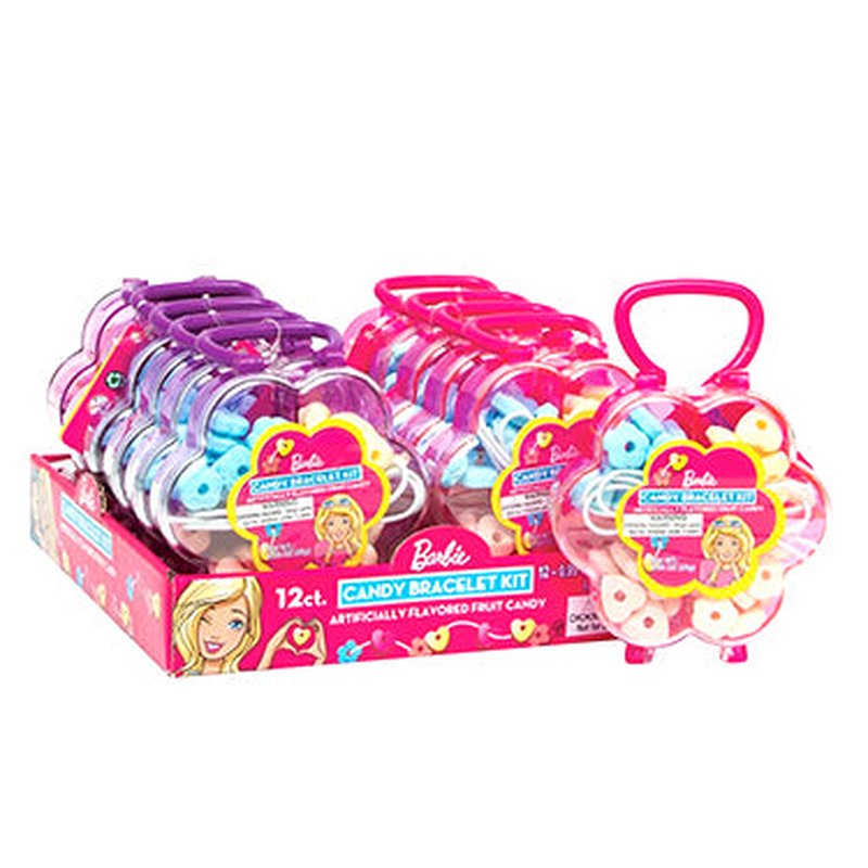 Barbie Candy Bracelet Kit 12 Count wholesale candy/snack retail distribution