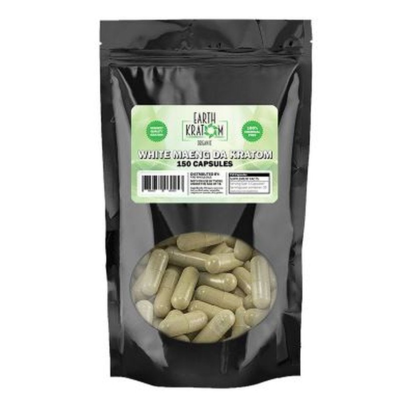 Earth Kratom 150ct Capsules Premium Kratom Extract 97.5g bottle wholesale capsules retail distribution
