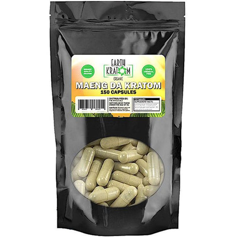 Earth Kratom Capsules 150 count wholesale health&beauty retail distribution