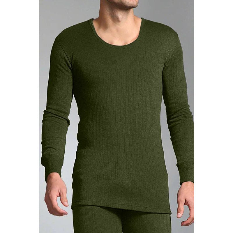 FALSA Heavyweight Long Sleeve Waffle Knit Thermal Top B2B wholesale shirt retail distribution