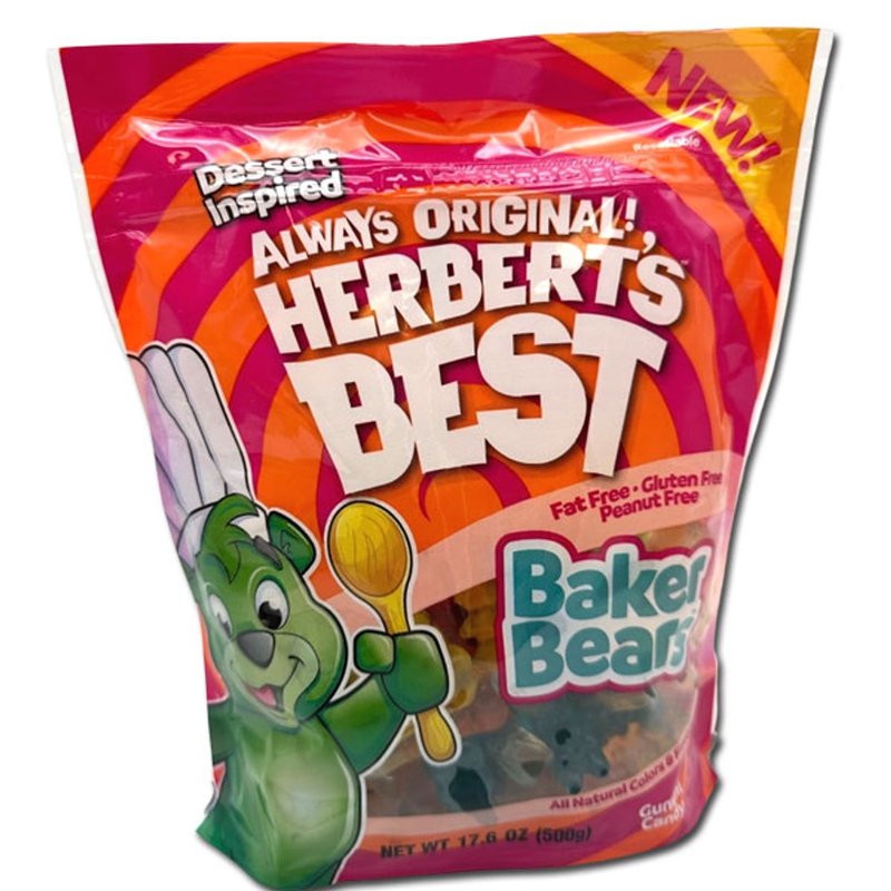 Herbert's Best Baker Bears 7 Oz gummy candy wholesale candy/snack retail distribution