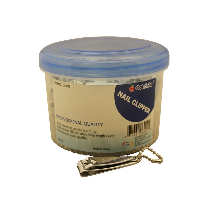 Professional Nail Clippers 72 Count Jar wholesale durable grooming tools for retail distribution