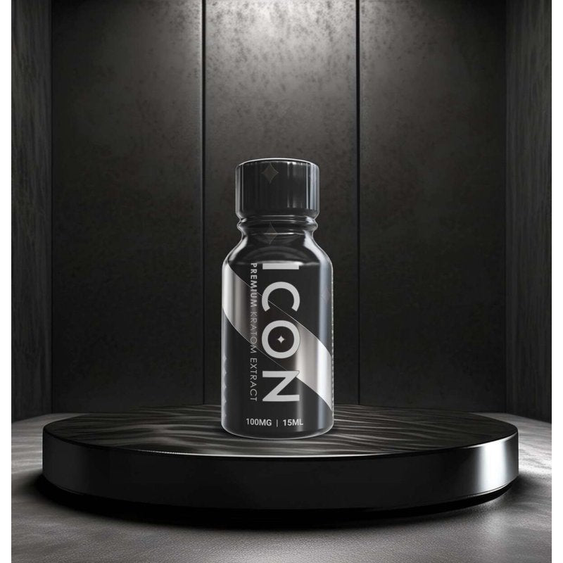 ICON 200 Kratom Extract 12ct Box with 200mg Mitragynine shots wholesale icon kratom extract retail distribution