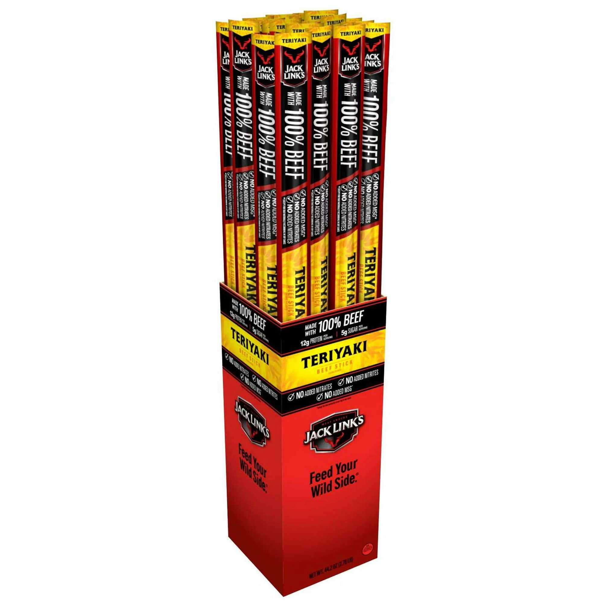 J/L All Beef Stix teriyaki 1.84 Oz / 24 Ct