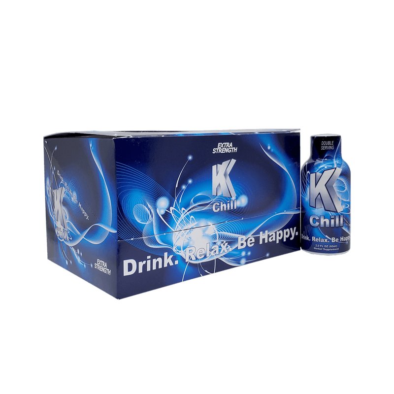 K Chill 2oz Shot relaxation shot natural ingredients wholesale relaxation shot retail distribution