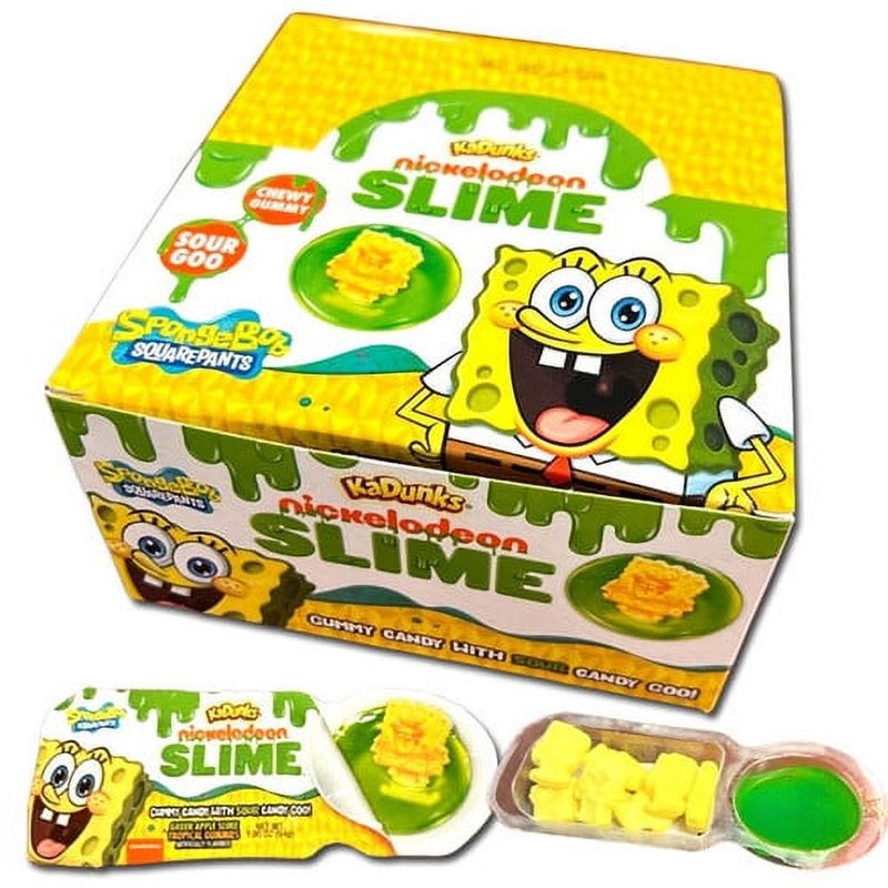 SpongeBob Slime 12 Count Box wholesale candy/snack retail distribution