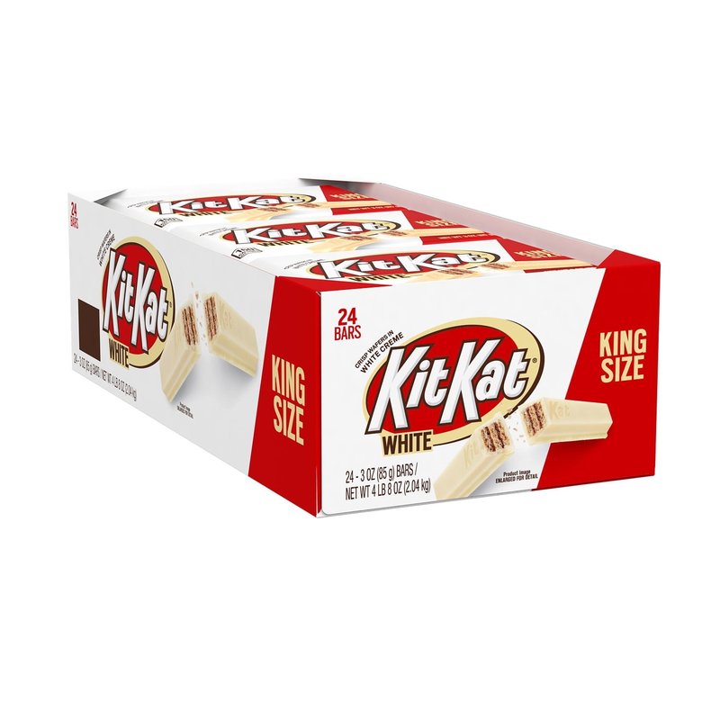 Hershey Kit Kat White Chocolate King Size 24 Count wholesale candy/snack retail distribution
