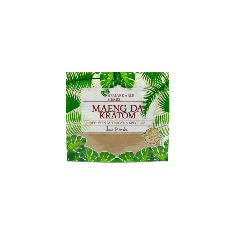 REM Herb Kratom Powder 1oz Bag wholesale premium quality herbal supplement powder for retail distribution