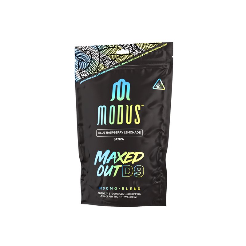 MODUS Maxed Out D9 CBD Gummies premium full-spectrum formula for wholesale distribution