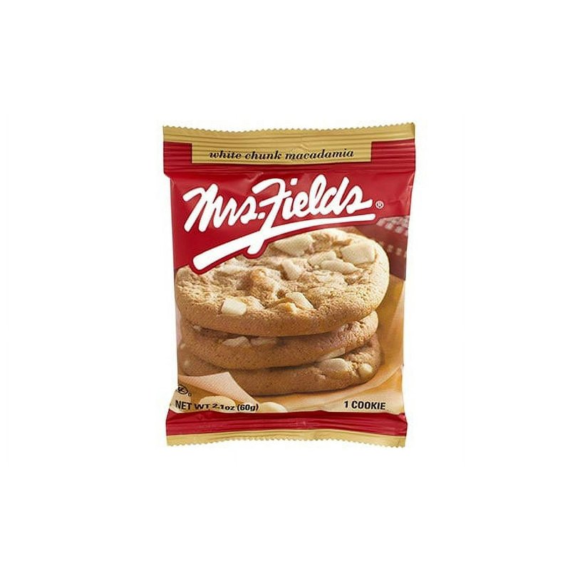 Mrs. Fields White Chunk Macadamia Cookies 2.1 Oz 12 Pack wholesale candy/snack retail distribution