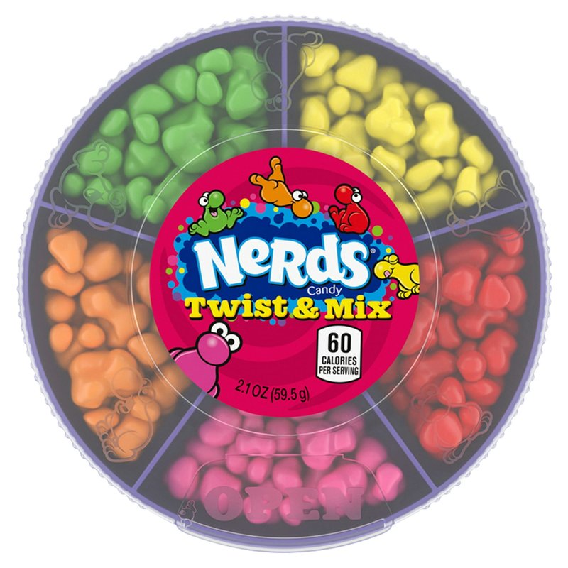 Nerds Twist & Mix Candy 2.1 oz wholesale candy/snack retail distribution