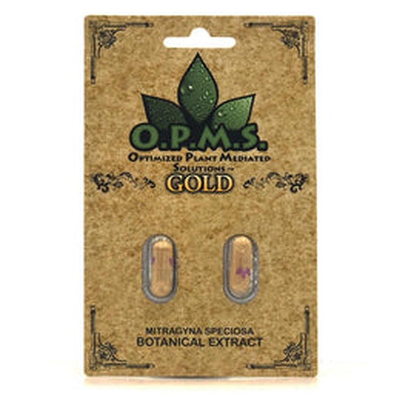 OPMS Kratom Gold 10 Capsules 2-Pack wholesale capsules retail distribution