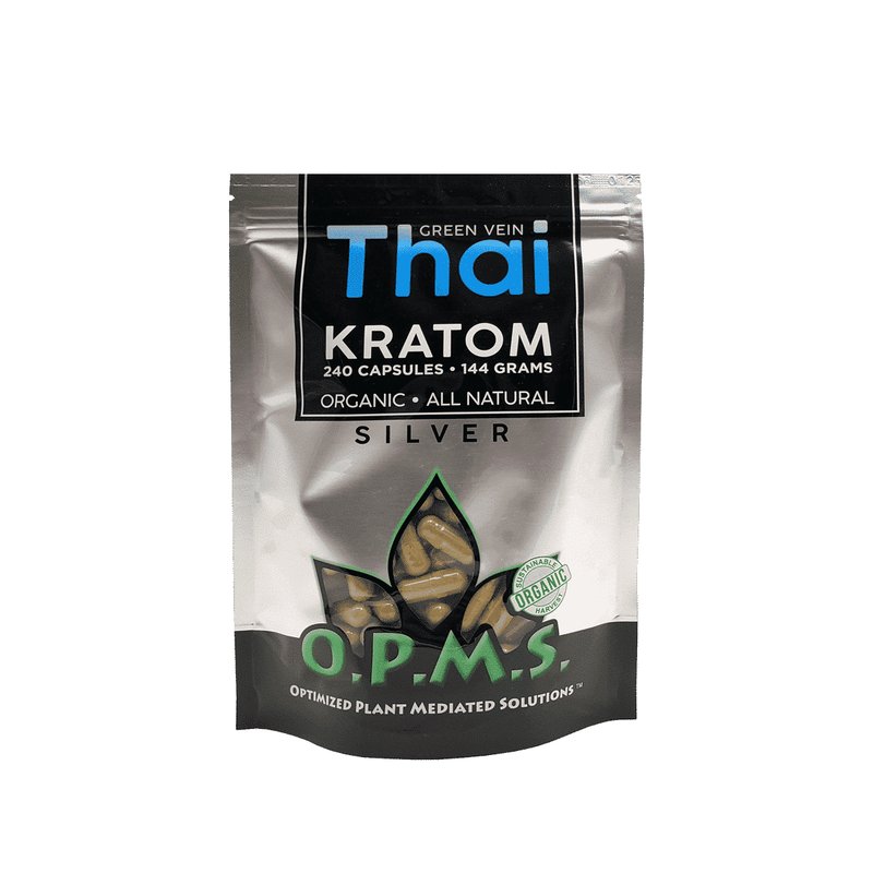 OPMS Silver Kratom Capsules 480 Count wholesale capsules retail distribution