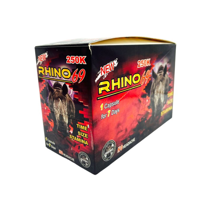 Rhino 69 250K health & beauty supplement 1Pk/24Ct wholesale health&beauty retail distribution