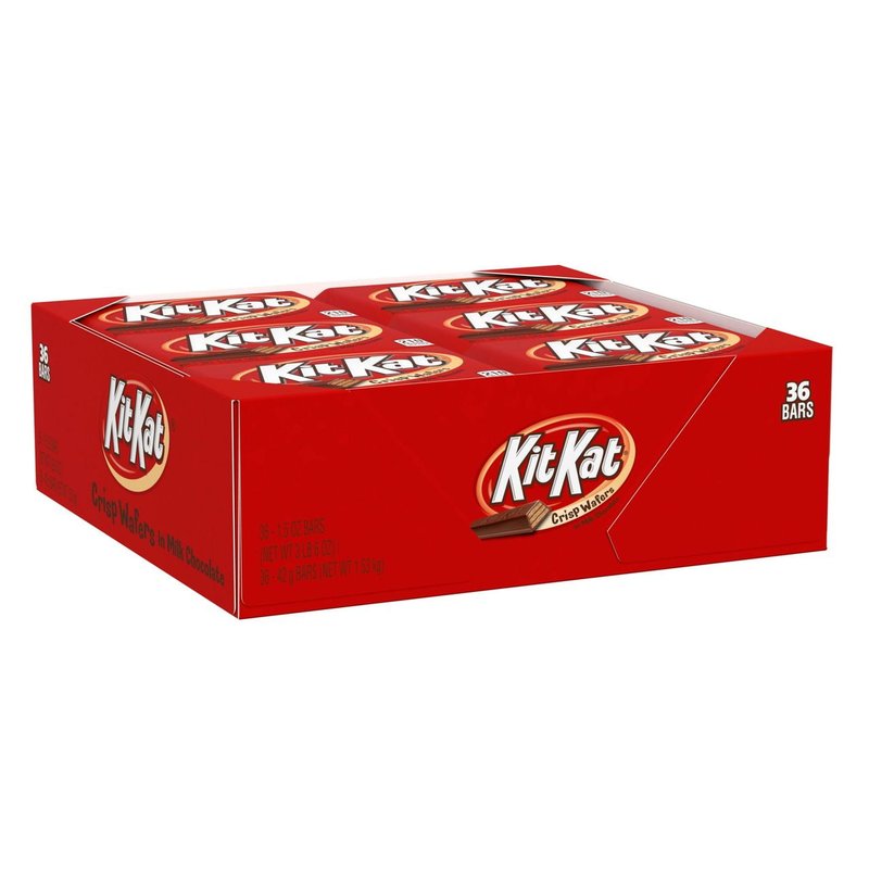 Hershey Kit Kat Wafer Bars 36 Count wholesale candy/snack retail distribution