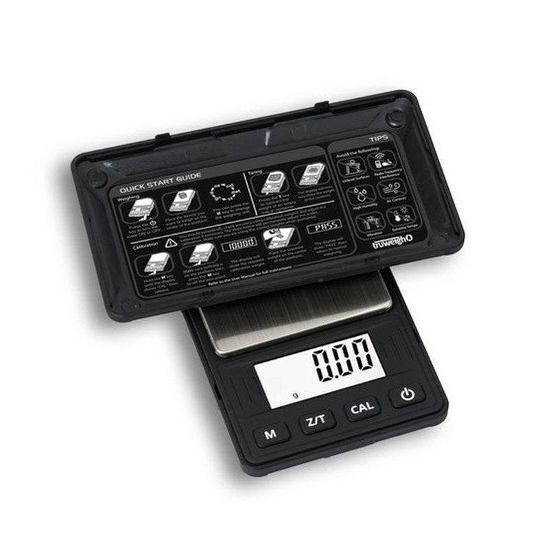 Truweigh Riot Scale 100g x 0.01g compact digital precision scale wholesale tw riot scale 100g x .01g retail distribution
