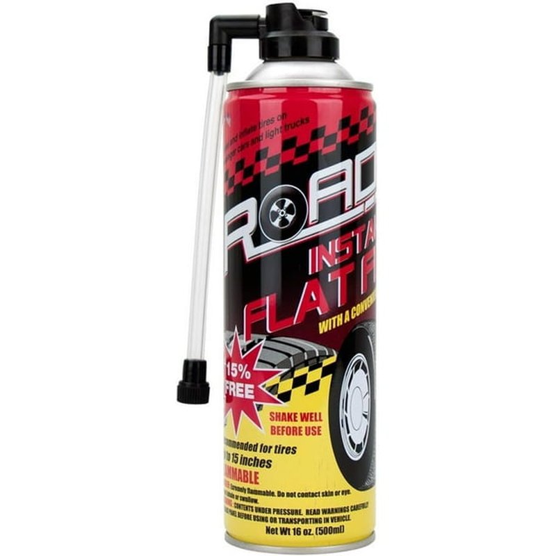Road Instant Fixes Flat Tire Inflator Sealant 12 oz wholesale tire inflator retail distribution