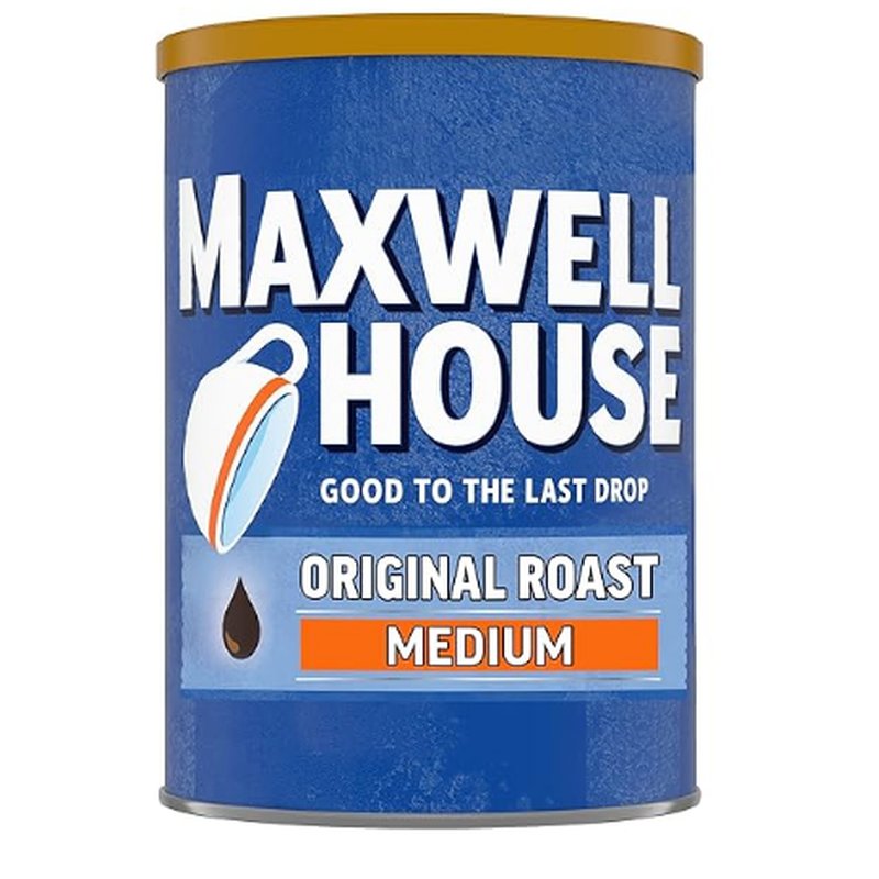 Maxwell House Master Blend Light Roast Ground Coffee 11.5 oz canister wholesale grocery retail distribution
