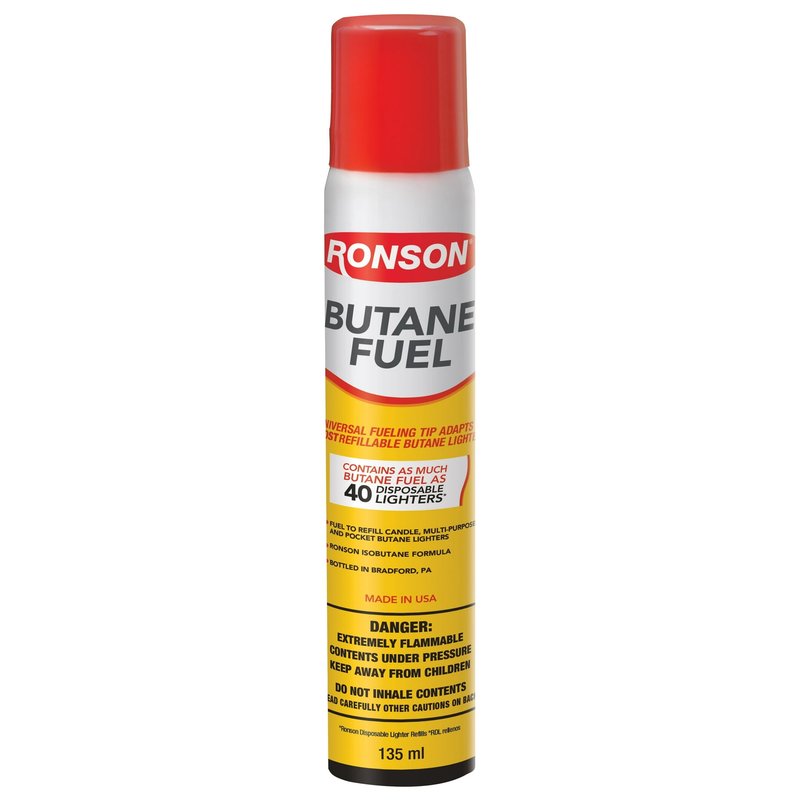 Ronsonol Butane 78g Premium Lighter Fuel clean-burning wholesale lighters retail distribution