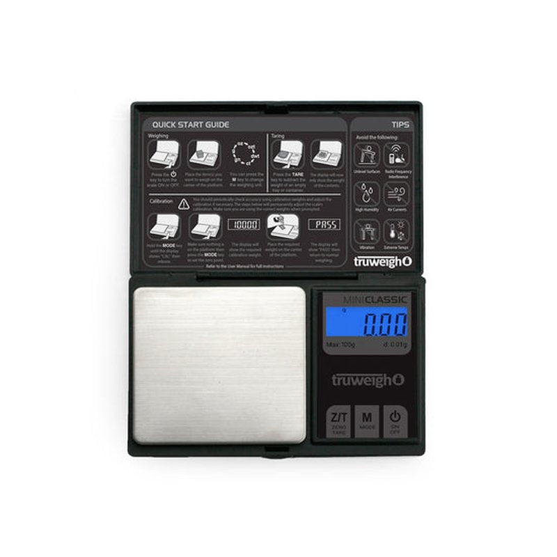 Truweigh Mini Classic Scale 100g x 0.01g wholesale digital scale product for retail distribution