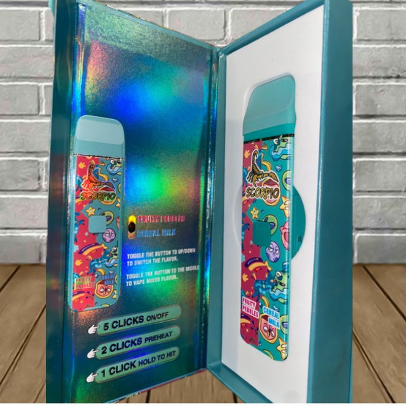 Scorpio Blue Lotus + White Lotus + Mushroom Disposable 5g wholesale vaporizers retail distribution