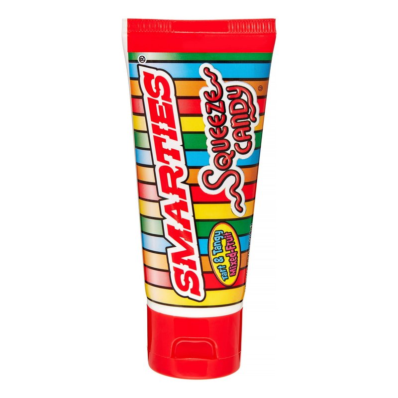 Smarties Squeeze Candy Mixed 2.25 Oz tubes wholesale candy/snack retail distribution