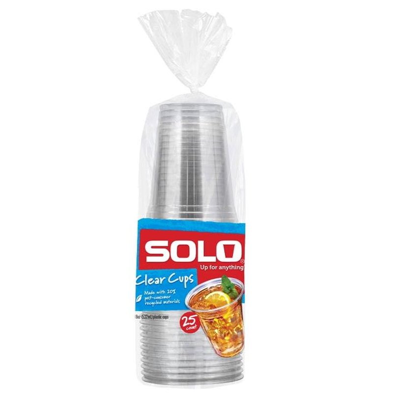 Solo Clear Plastic Cups 18 oz 20 Count wholesale household retail distribution